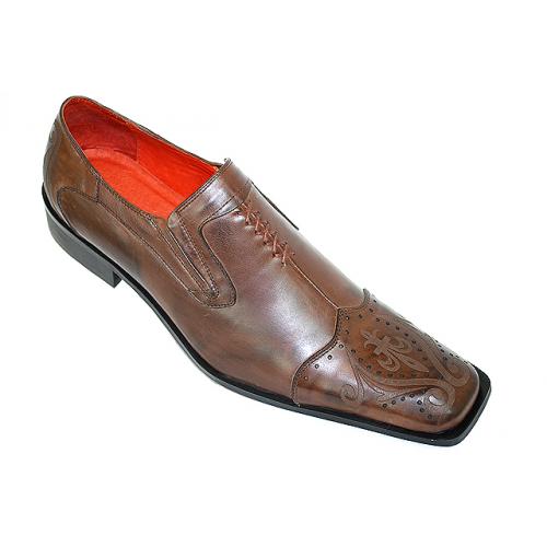 Robert Wayne "Carson" Brown Genuine Leather Loafers